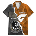 personalised-collingwood-and-giants-football-family-matching-mermaid-dress-and-hawaiian-shirt-2023-together-sporty-style