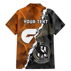 personalised-collingwood-and-giants-football-family-matching-mermaid-dress-and-hawaiian-shirt-2023-together-sporty-style