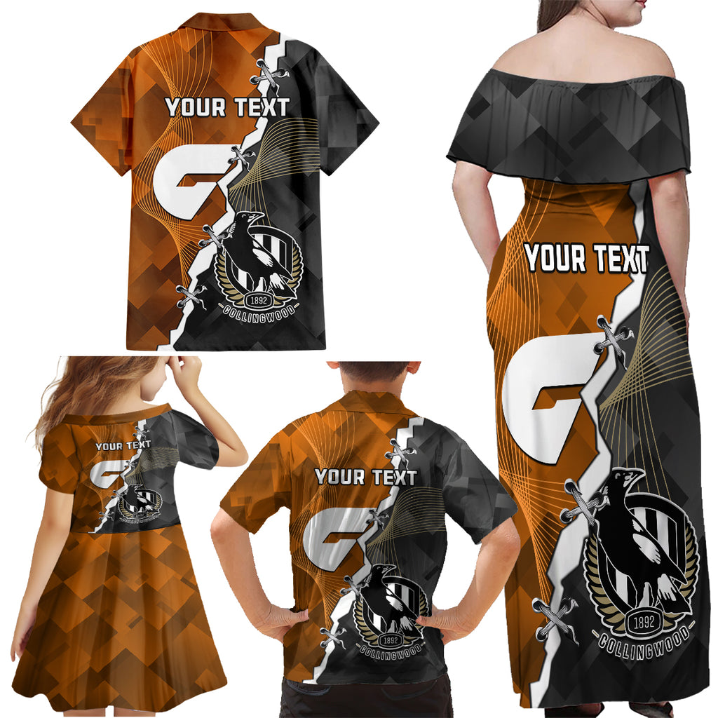 personalised-collingwood-and-giants-football-family-matching-off-shoulder-maxi-dress-and-hawaiian-shirt-2023-together-sporty-style