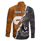 personalised-collingwood-and-giants-football-family-matching-off-shoulder-short-dress-and-hawaiian-shirt-2023-together-sporty-style
