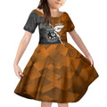 personalised-collingwood-and-giants-football-kid-short-sleeve-dress-2023-together-sporty-style