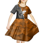 personalised-collingwood-and-giants-football-kid-short-sleeve-dress-2023-together-sporty-style