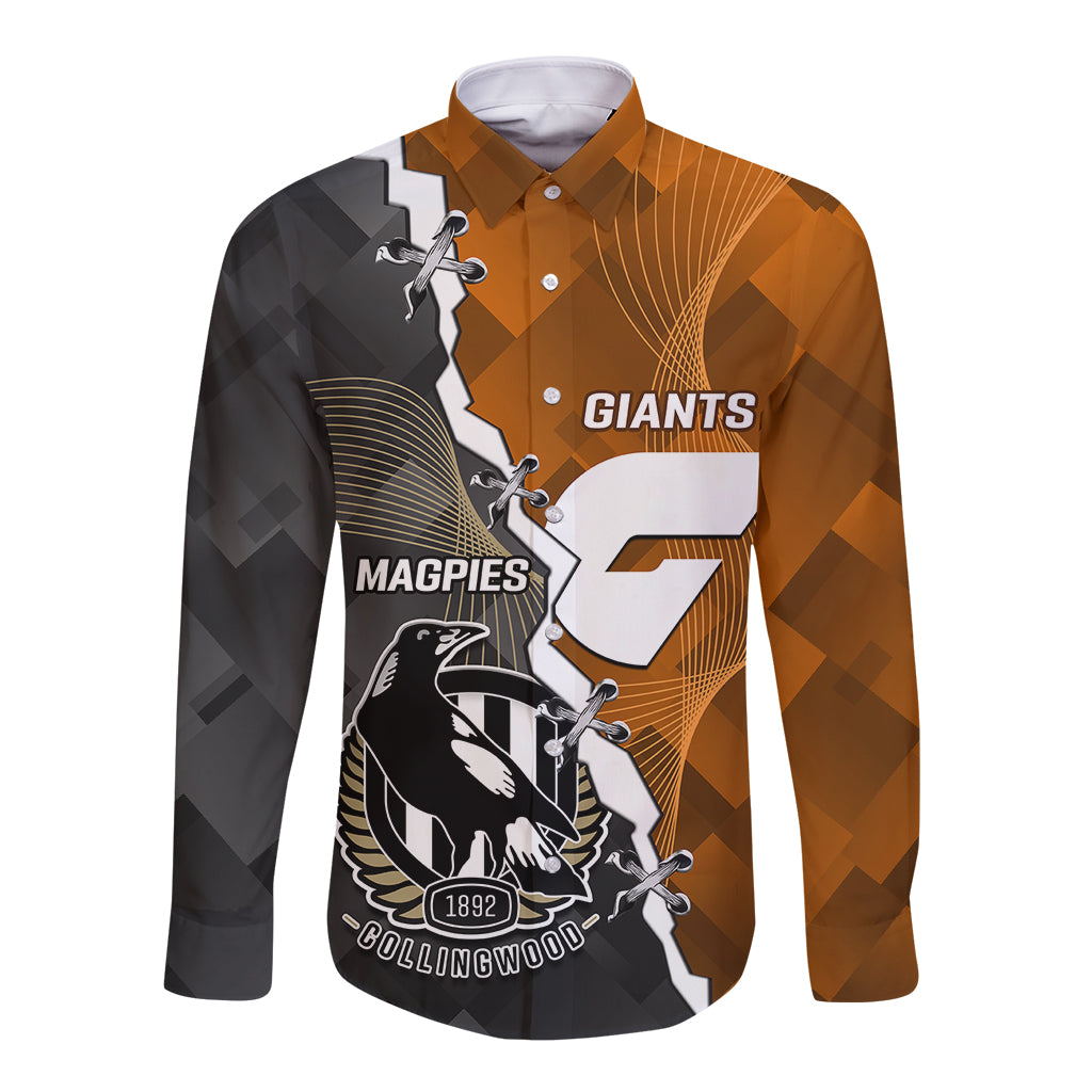 personalised-collingwood-and-giants-football-long-sleeve-button-shirt-2023-together-sporty-style