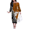 personalised-collingwood-and-giants-football-off-the-shoulder-long-sleeve-dress-2023-together-sporty-style