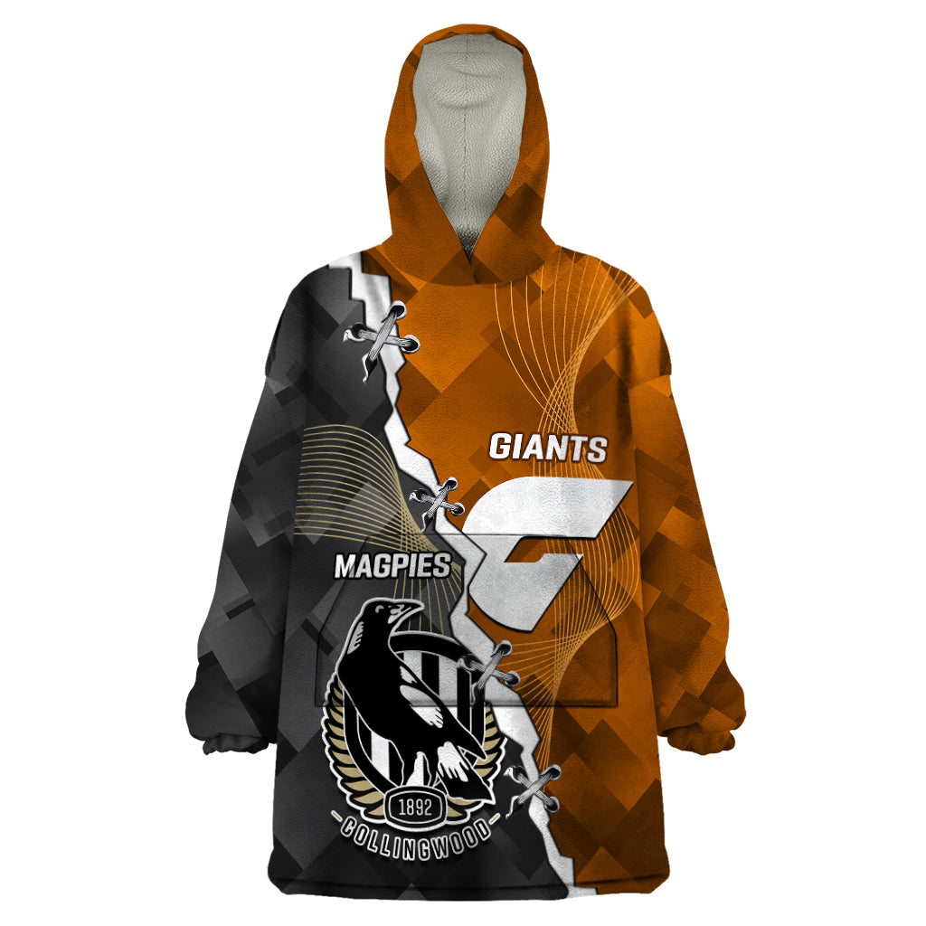 personalised-collingwood-and-giants-football-wearable-blanket-hoodie-2023-together-sporty-style