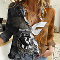 personalised-collingwood-and-giants-football-women-casual-shirt-2023-together-sporty-style