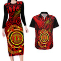 australia-walk-for-yes-couples-matching-long-sleeve-bodycon-dress-and-hawaiian-shirt-say-yes-to-australian-indigenous-voice