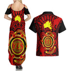 australia-walk-for-yes-couples-matching-summer-maxi-dress-and-hawaiian-shirt-say-yes-to-australian-indigenous-voice