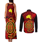 australia-walk-for-yes-couples-matching-tank-maxi-dress-and-long-sleeve-button-shirts-say-yes-to-australian-indigenous-voice
