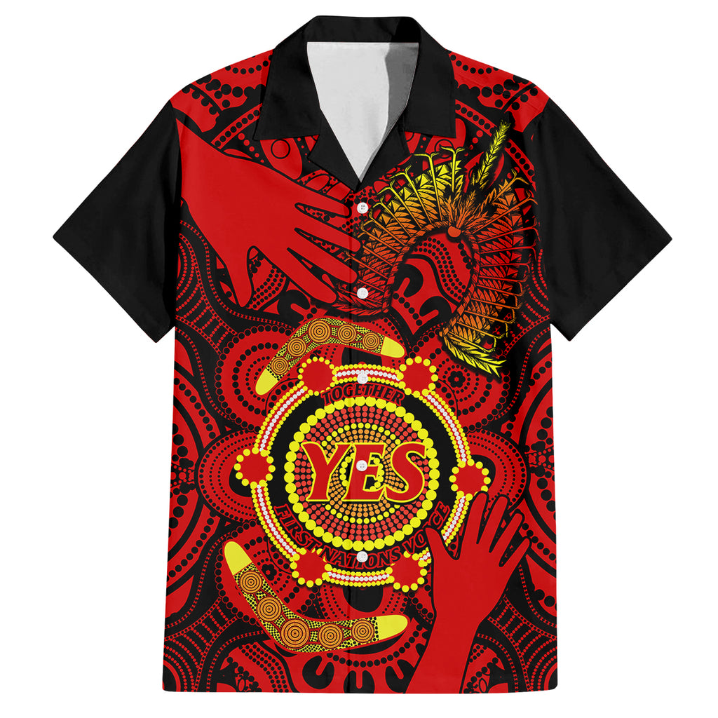 australia-walk-for-yes-kid-hawaiian-shirt-say-yes-to-australian-indigenous-voice