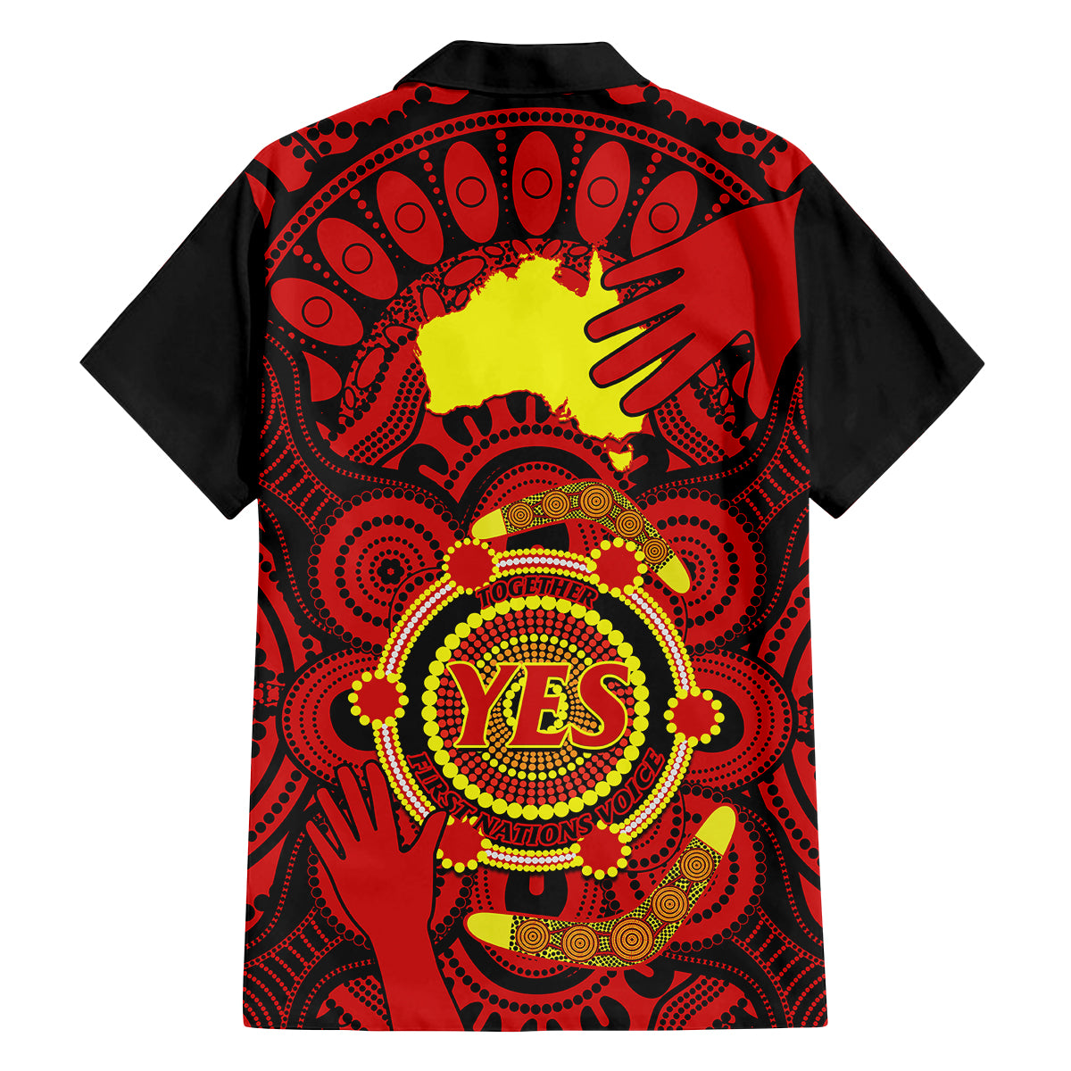 australia-walk-for-yes-kid-hawaiian-shirt-say-yes-to-australian-indigenous-voice