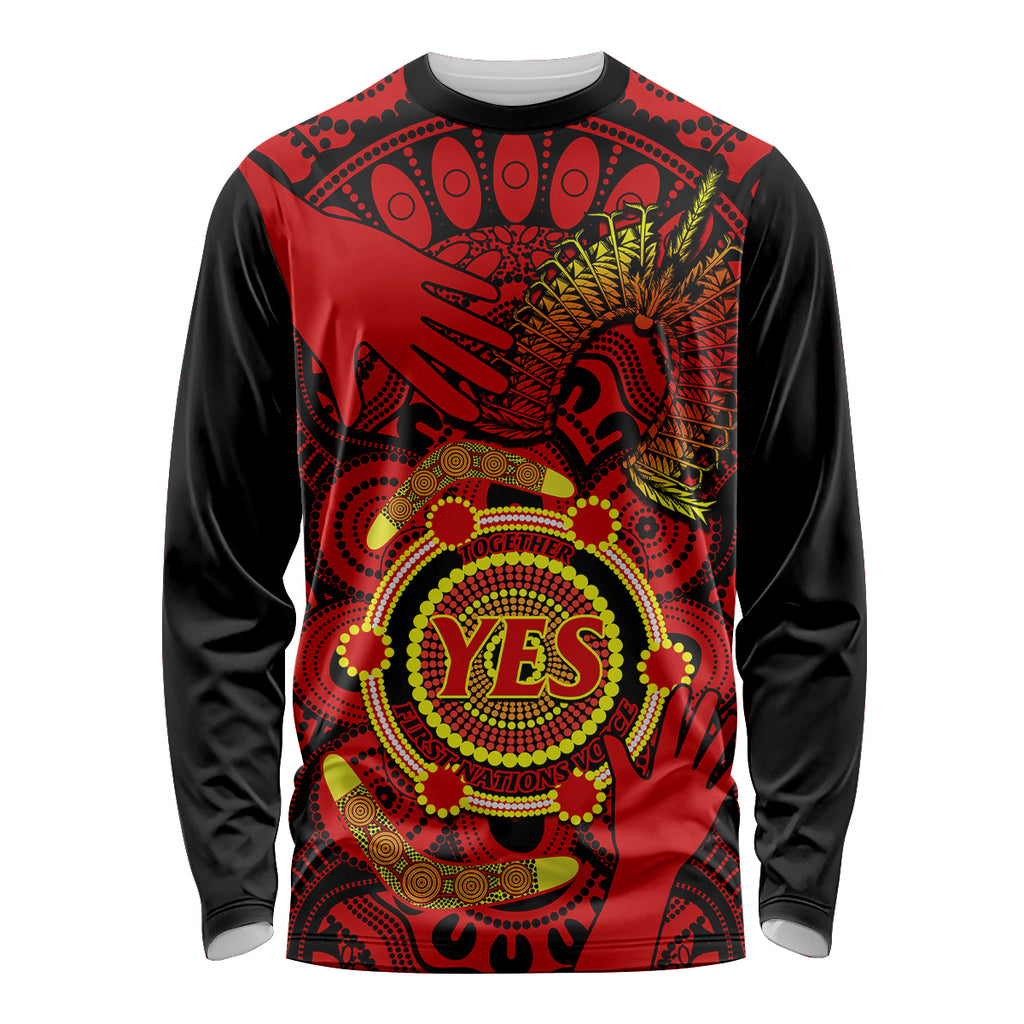 australia-walk-for-yes-long-sleeve-shirt-say-yes-to-australian-indigenous-voice