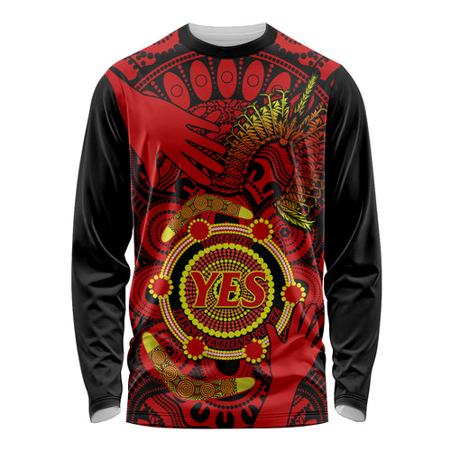 australia-walk-for-yes-long-sleeve-shirt-say-yes-to-australian-indigenous-voice
