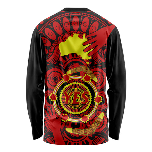 australia-walk-for-yes-long-sleeve-shirt-say-yes-to-australian-indigenous-voice