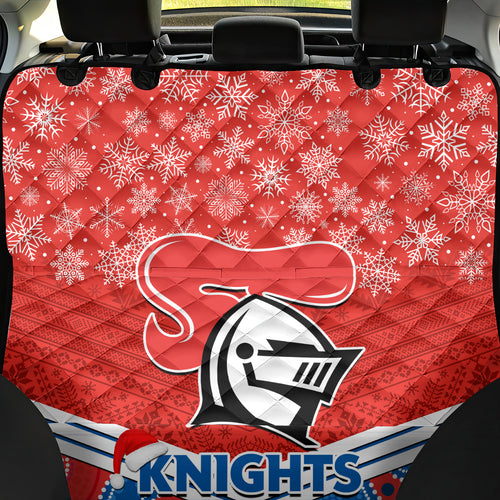 custom-knights-rugby-christmas-back-car-seat-cover-merry-xmas-2023-mix-aboriginal-art
