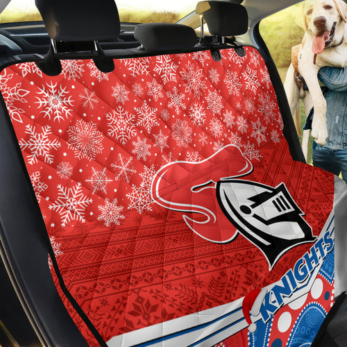 custom-knights-rugby-christmas-back-car-seat-cover-merry-xmas-2023-mix-aboriginal-art
