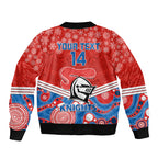 custom-knights-rugby-christmas-bomber-jacket-merry-xmas-2023-mix-aboriginal-art