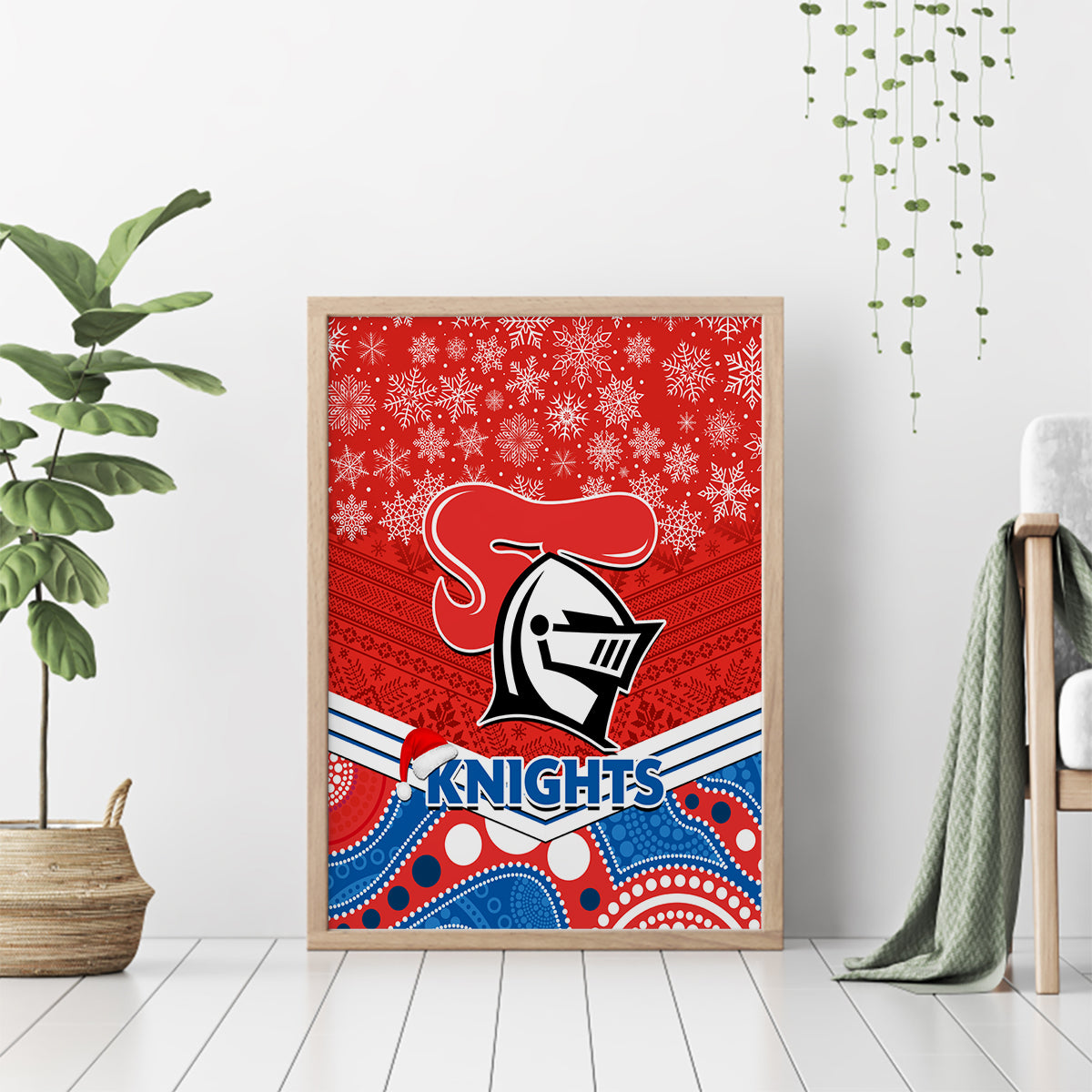 custom-knights-rugby-christmas-canvas-wall-art-merry-xmas-2023-mix-aboriginal-art