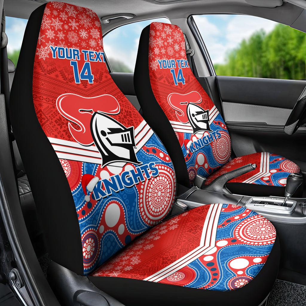 custom-knights-rugby-christmas-car-seat-cover-merry-xmas-2023-mix-aboriginal-art