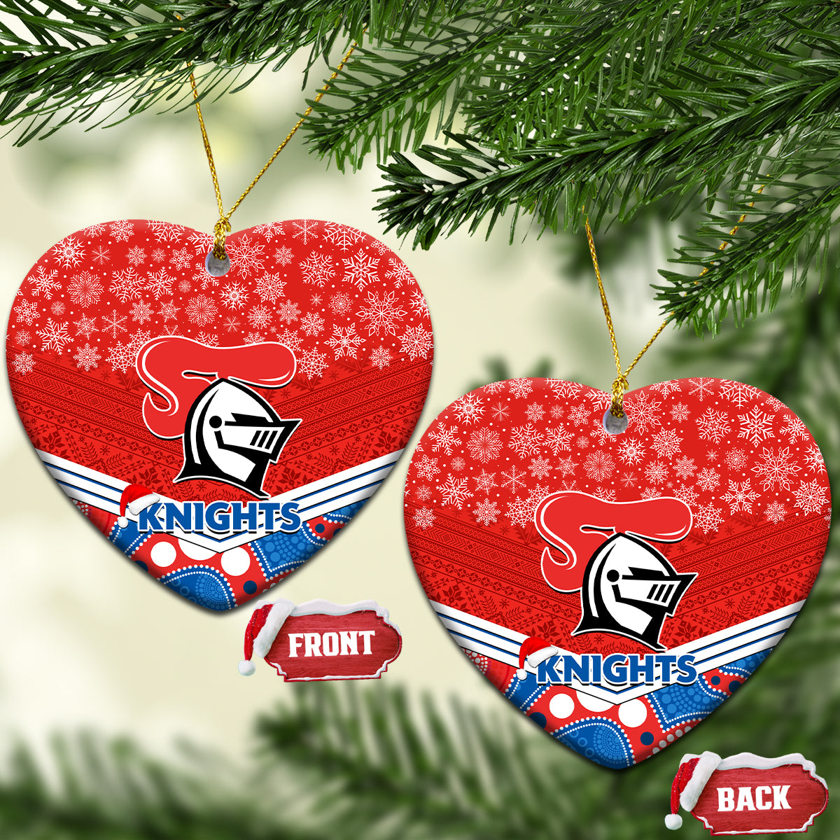 knights-rugby-christmas-ceramic-ornament-merry-xmas-2023-mix-aboriginal-art