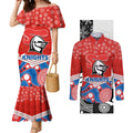 custom-knights-rugby-christmas-couples-matching-mermaid-dress-and-long-sleeve-button-shirt-merry-xmas-2023-mix-aboriginal-art