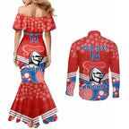 custom-knights-rugby-christmas-couples-matching-mermaid-dress-and-long-sleeve-button-shirt-merry-xmas-2023-mix-aboriginal-art