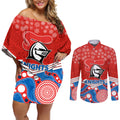 custom-knights-rugby-christmas-couples-matching-off-shoulder-short-dress-and-long-sleeve-button-shirt-merry-xmas-2023-mix-aboriginal-art
