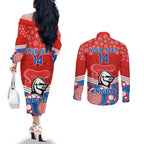 custom-knights-rugby-christmas-couples-matching-off-the-shoulder-long-sleeve-dress-and-long-sleeve-button-shirt-merry-xmas-2023-mix-aboriginal-art
