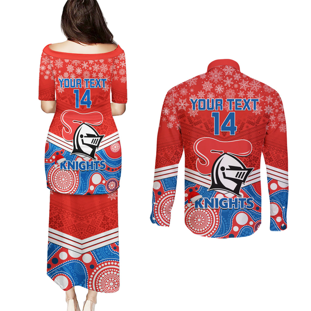 custom-knights-rugby-christmas-couples-matching-puletasi-dress-and-long-sleeve-button-shirt-merry-xmas-2023-mix-aboriginal-art