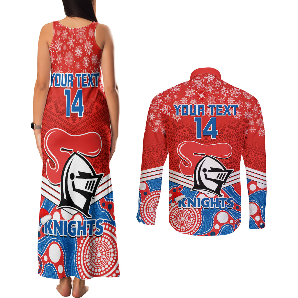 custom-knights-rugby-christmas-couples-matching-tank-maxi-dress-and-long-sleeve-button-shirt-merry-xmas-2023-mix-aboriginal-art