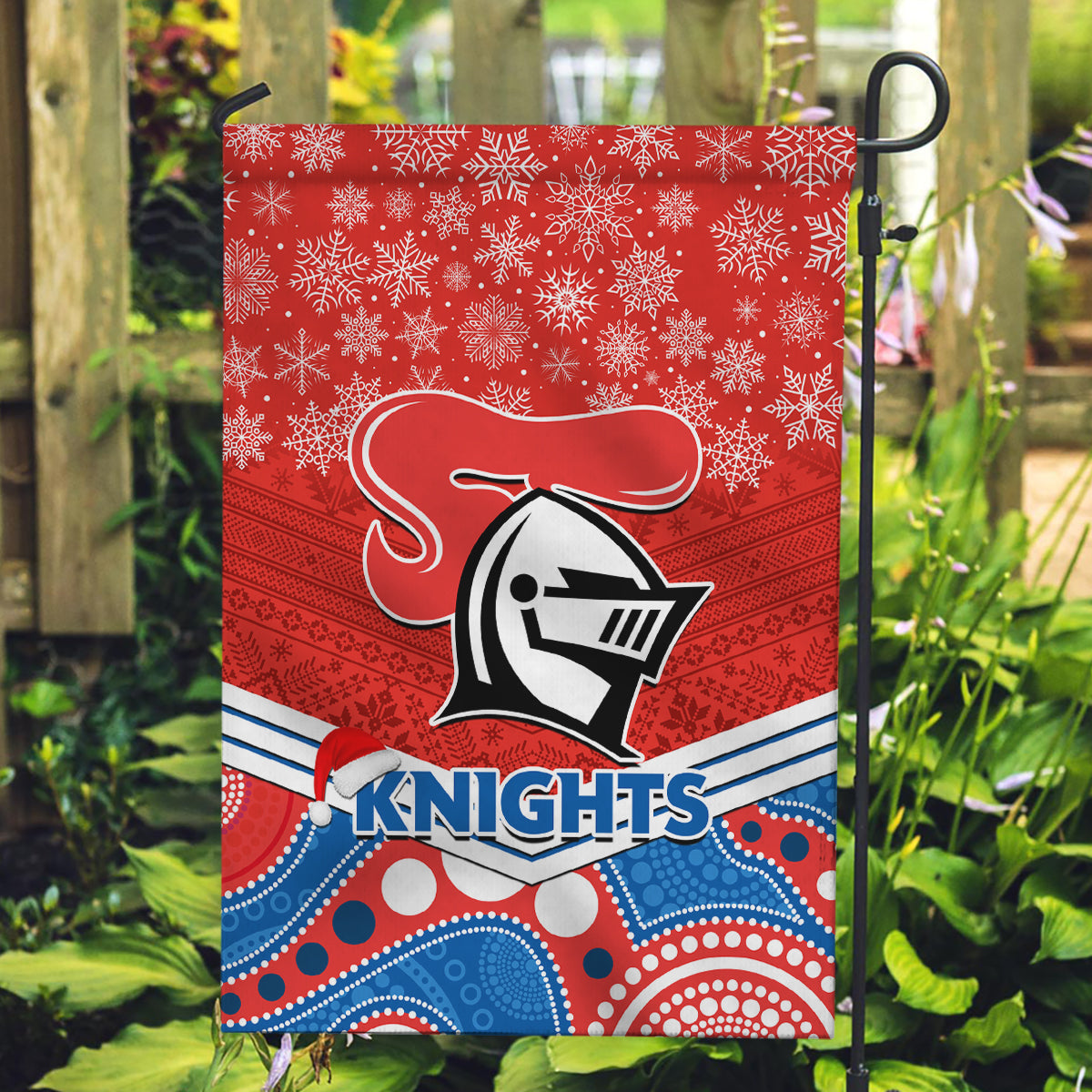 custom-knights-rugby-christmas-garden-flag-merry-xmas-2023-mix-aboriginal-art