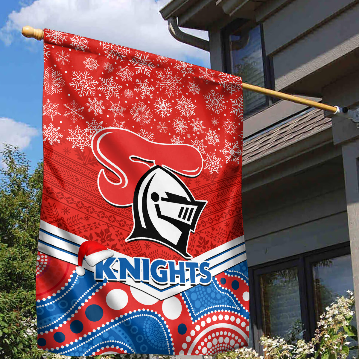 custom-knights-rugby-christmas-garden-flag-merry-xmas-2023-mix-aboriginal-art