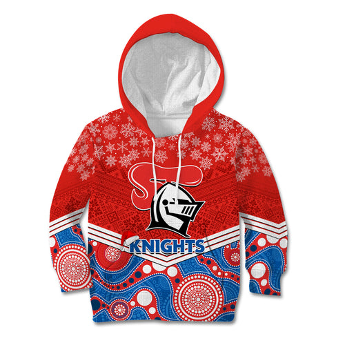 custom-knights-rugby-christmas-kid-hoodie-merry-xmas-2023-mix-aboriginal-art