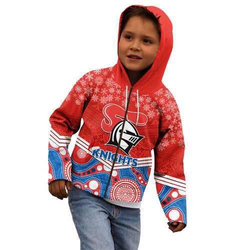 custom-knights-rugby-christmas-kid-hoodie-merry-xmas-2023-mix-aboriginal-art