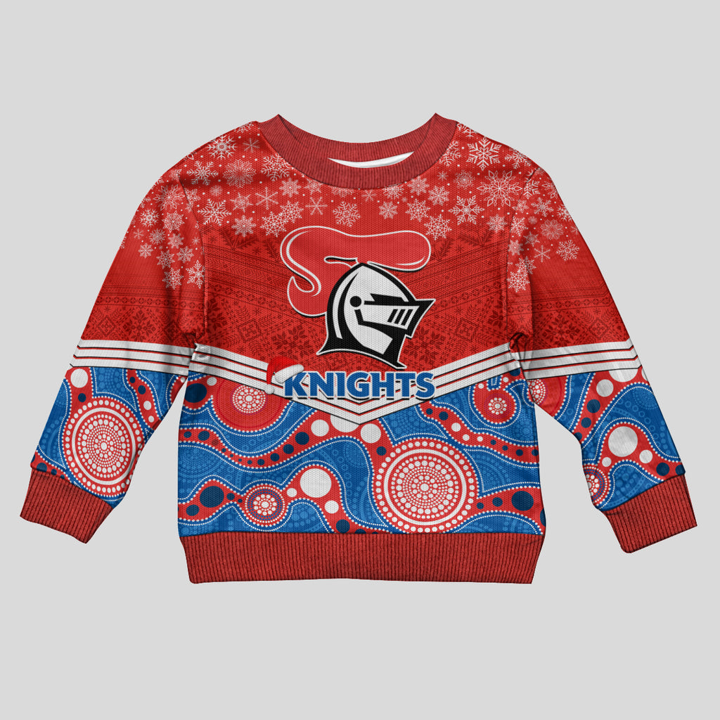 custom-knights-rugby-christmas-kid-ugly-christmas-sweater-merry-xmas-2023-mix-aboriginal-art