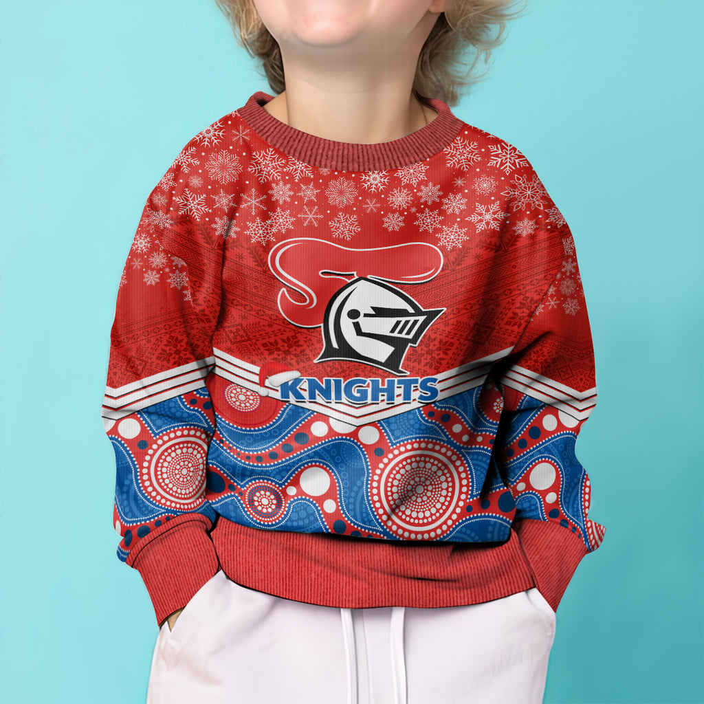 custom-knights-rugby-christmas-kid-ugly-christmas-sweater-merry-xmas-2023-mix-aboriginal-art