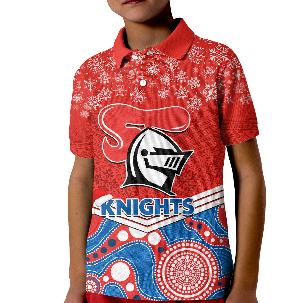 custom-knights-rugby-christmas-kid-polo-shirt-merry-xmas-2023-mix-aboriginal-art