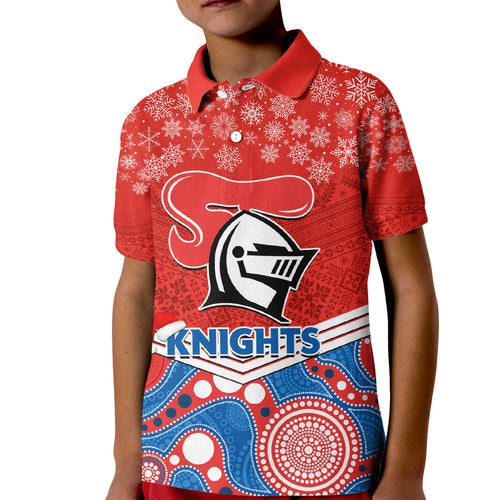 custom-knights-rugby-christmas-kid-polo-shirt-merry-xmas-2023-mix-aboriginal-art