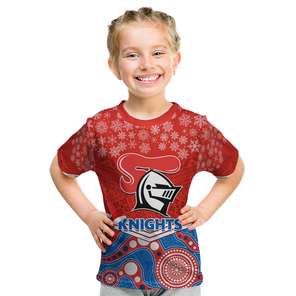 custom-knights-rugby-christmas-kid-t-shirt-merry-xmas-2023-mix-aboriginal-art
