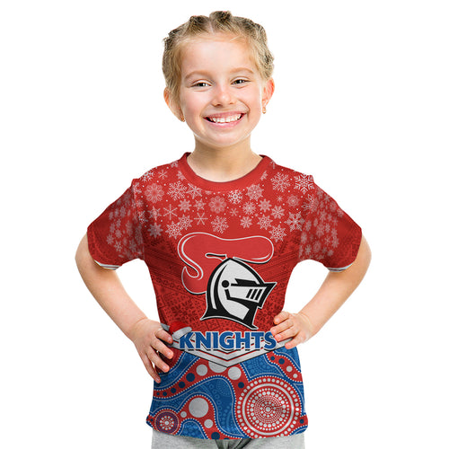 custom-knights-rugby-christmas-kid-t-shirt-merry-xmas-2023-mix-aboriginal-art