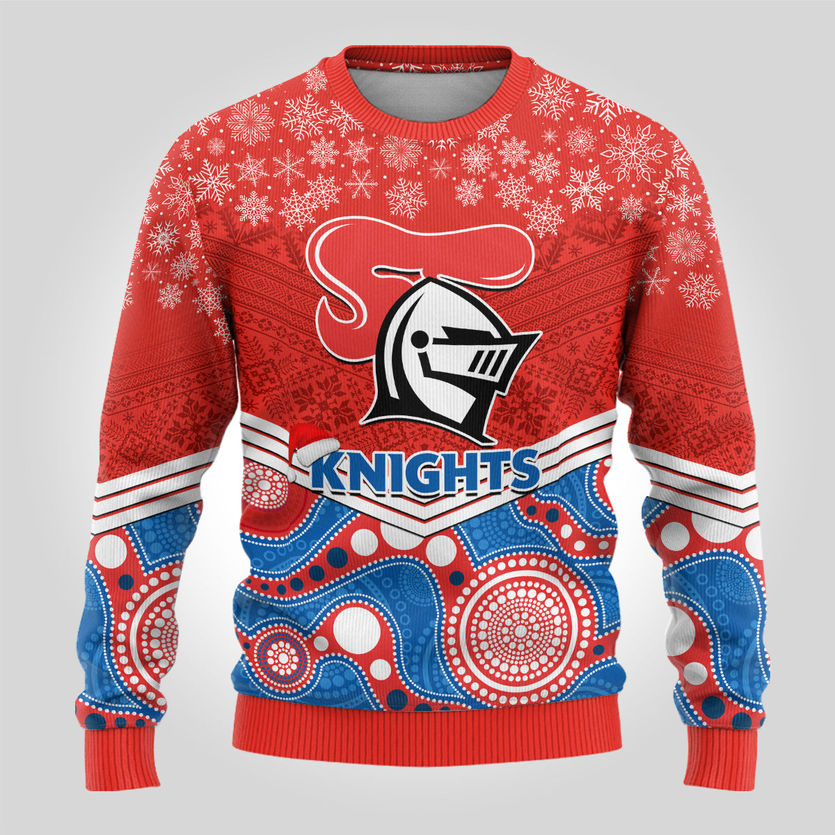 custom-knights-rugby-christmas-ugly-christmas-sweater-merry-xmas-2023-mix-aboriginal-art