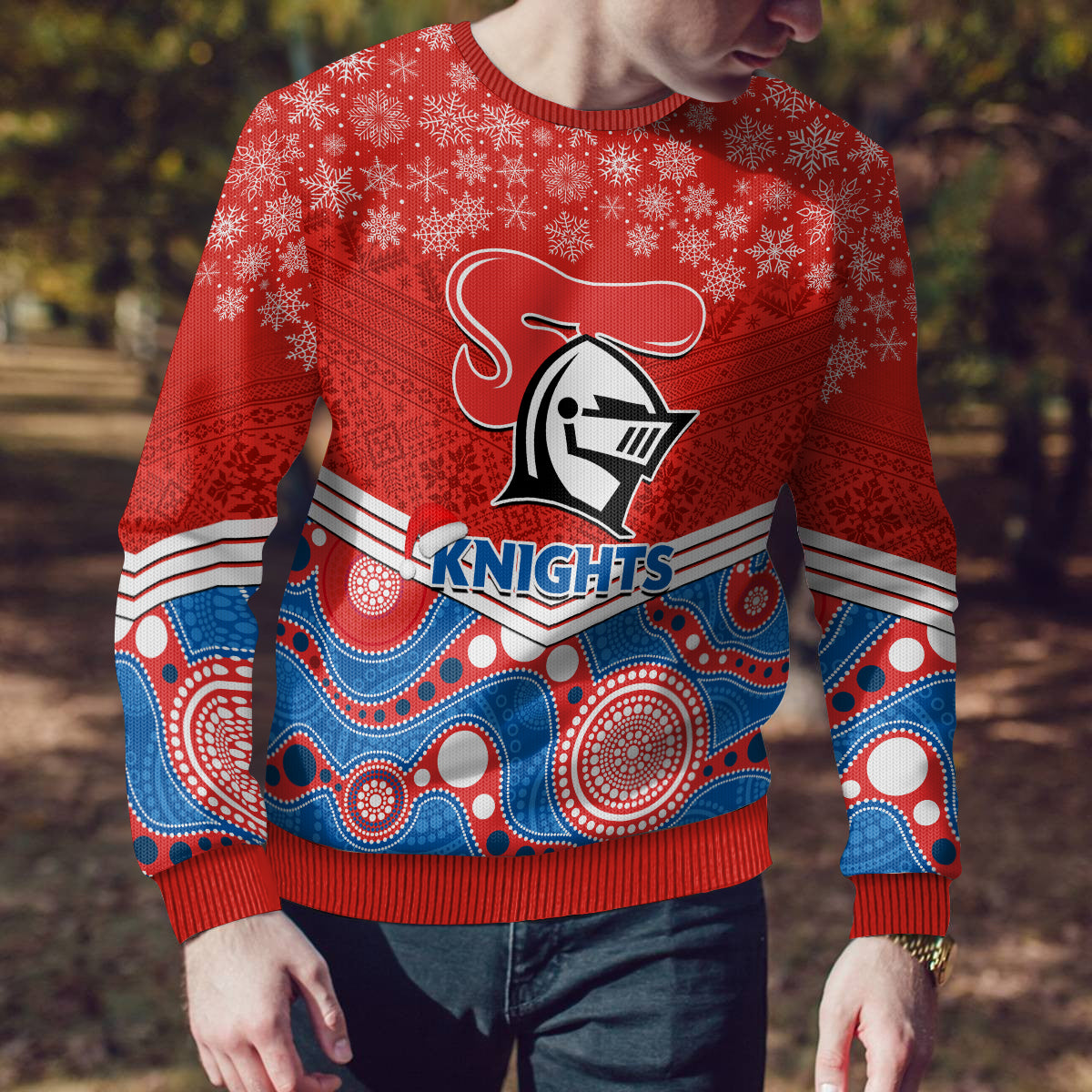 custom-knights-rugby-christmas-ugly-christmas-sweater-merry-xmas-2023-mix-aboriginal-art