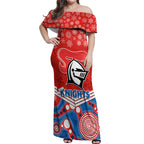 custom-knights-rugby-christmas-off-shoulder-maxi-dress-merry-xmas-2023-mix-aboriginal-art