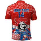 custom-knights-rugby-christmas-polo-shirt-merry-xmas-2023-mix-aboriginal-art