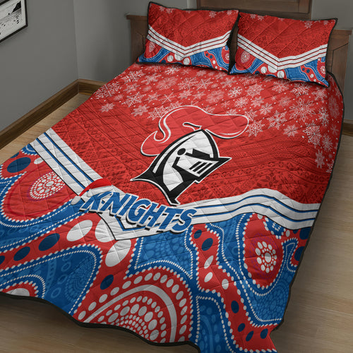 custom-knights-rugby-christmas-quilt-bed-set-merry-xmas-2023-mix-aboriginal-art
