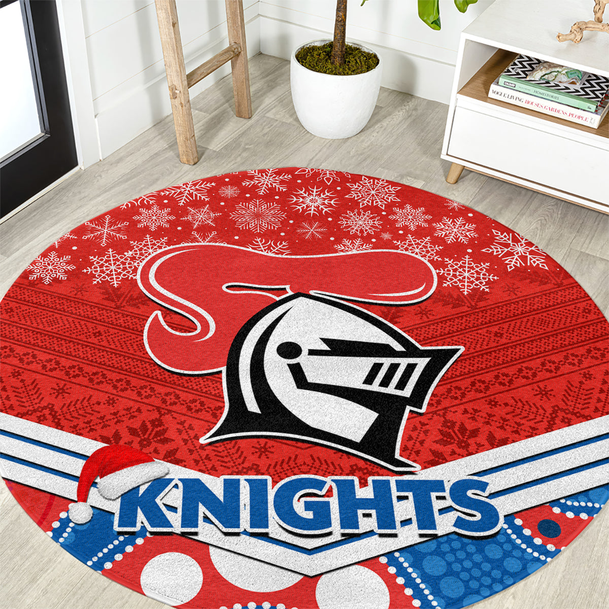 custom-knights-rugby-christmas-round-carpet-merry-xmas-2023-mix-aboriginal-art