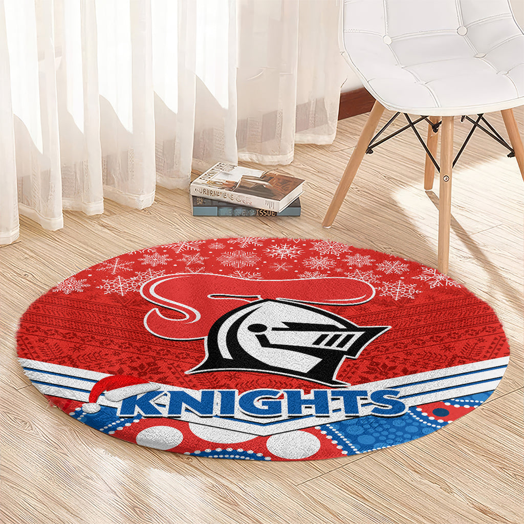 custom-knights-rugby-christmas-round-carpet-merry-xmas-2023-mix-aboriginal-art