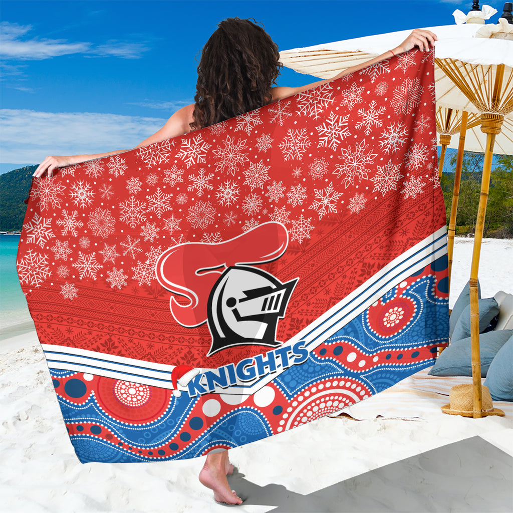 custom-knights-rugby-christmas-sarong-merry-xmas-2023-mix-aboriginal-art