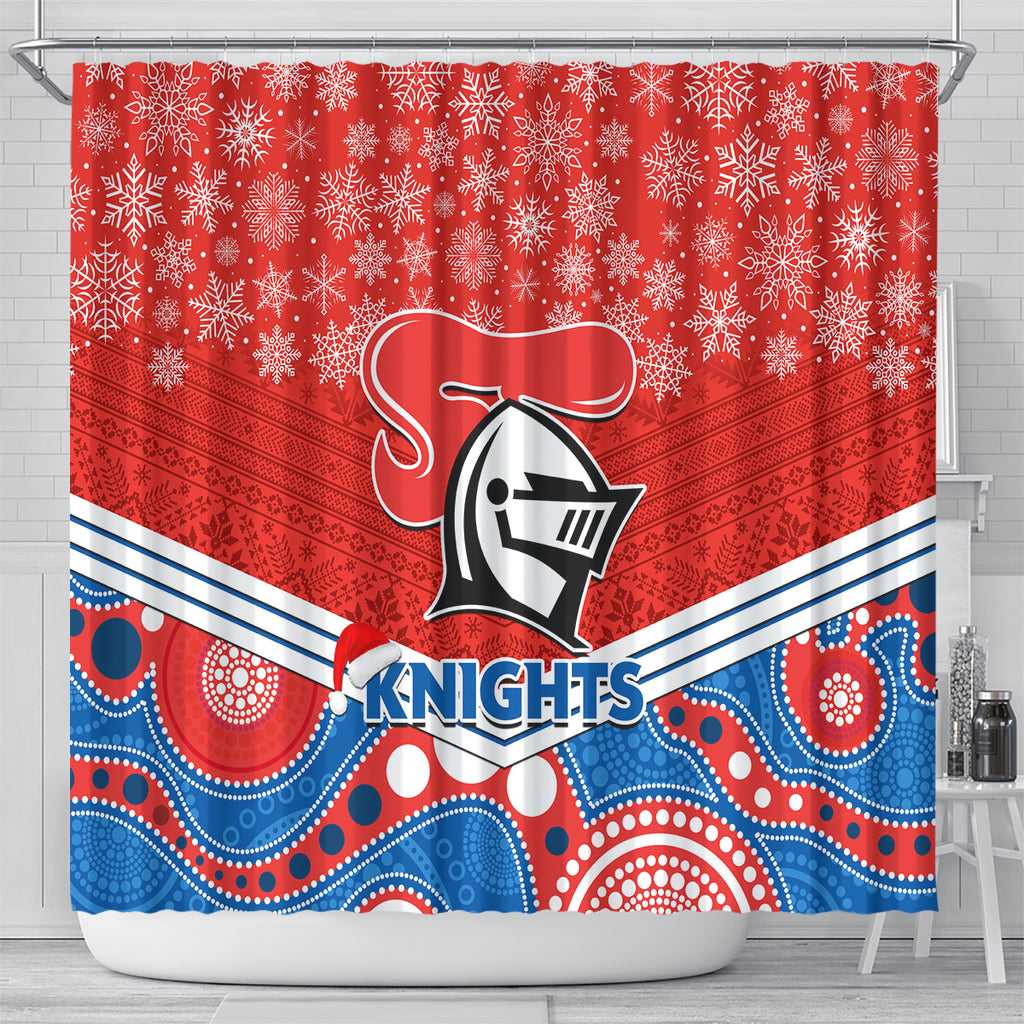 custom-knights-rugby-christmas-shower-curtain-merry-xmas-2023-mix-aboriginal-art