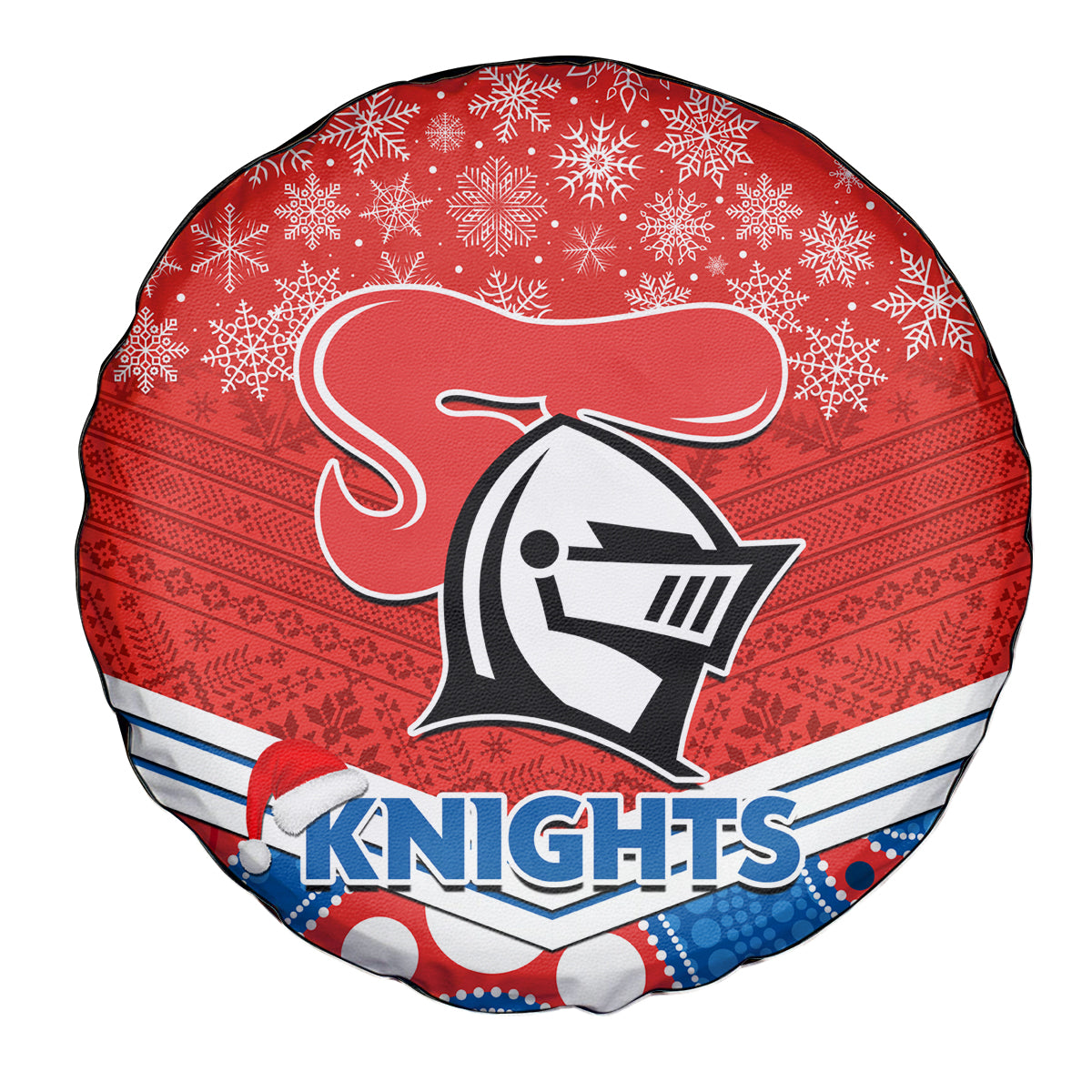 custom-knights-rugby-christmas-spare-tire-cover-merry-xmas-2023-mix-aboriginal-art
